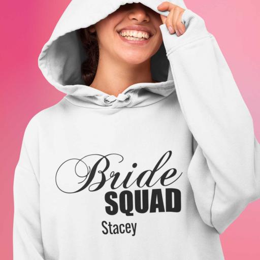 Personalised 'Brides Squad' Hoodie