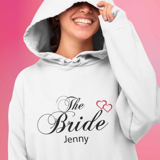 The Bride - Personalised Bride Hoodie