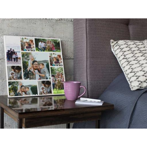 Personalised 9 Photo Collage Canvas