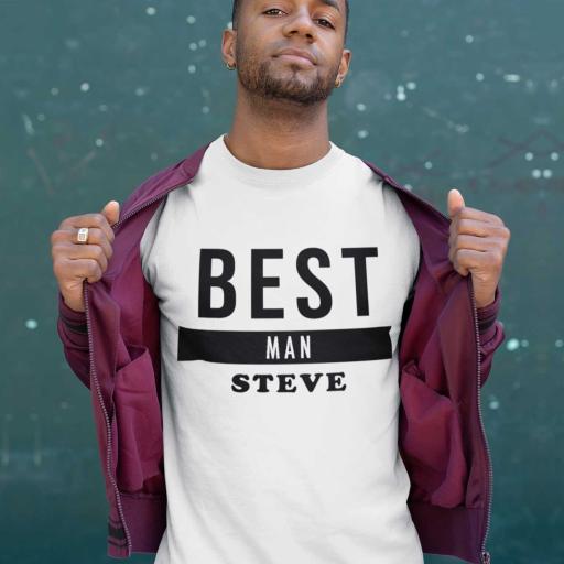 Personalised 'Best Man' t-Shirt - Add Name
