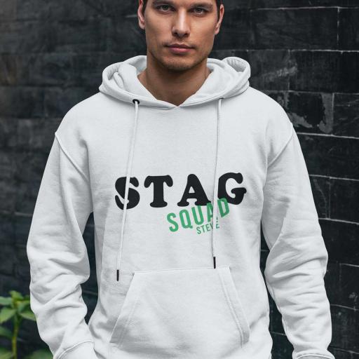 Personalised Stag Squad Hoodie - Add Name