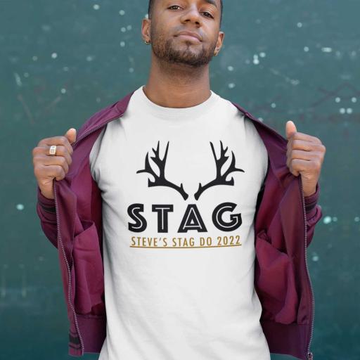 Personalised Stag Do t-Shirt - Add Name, Year