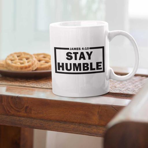 Personalised 'Stay Humble' Mug - Add Name