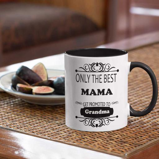 Only The Best Mama Gets Promoted to Grandma - Personalised Mug