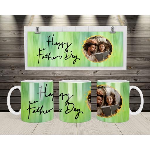Personalised 'Happy Father's Day' Mug - Upload Photo