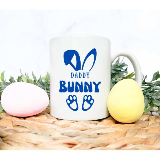 Personalised Daddy/Mama/Brother/Sister/Baby Bunny Mug - Add Name