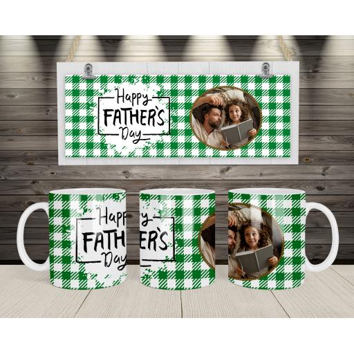 Personalised 'Happy Father's Day' Photo Mug - Add Photo
