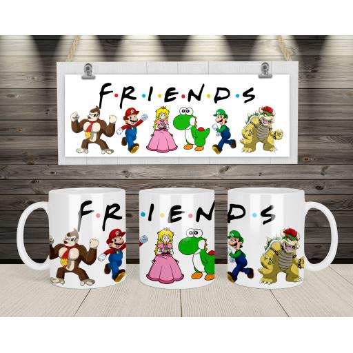 Personalised Character Mug For Friends - Add Names