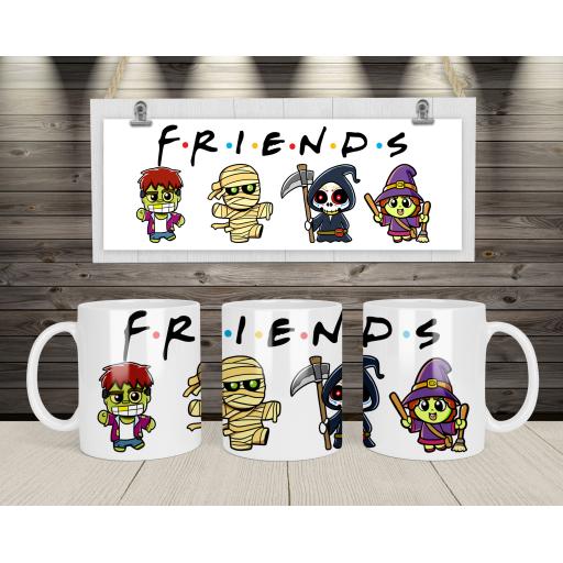 Personalised Zombie Inspired Mug For Friends - Add Names