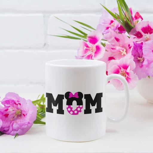Personalised Minnie Mouse inspired Mug for Mom - Add Name/Message
