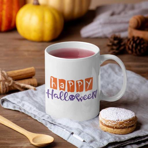 Personalised 'Happy Halloween' Mug