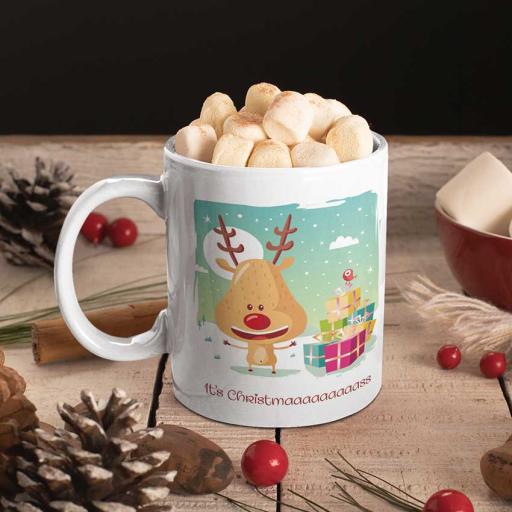 It's Christmaaaaaaaaass  - Personalised Christmas Mug