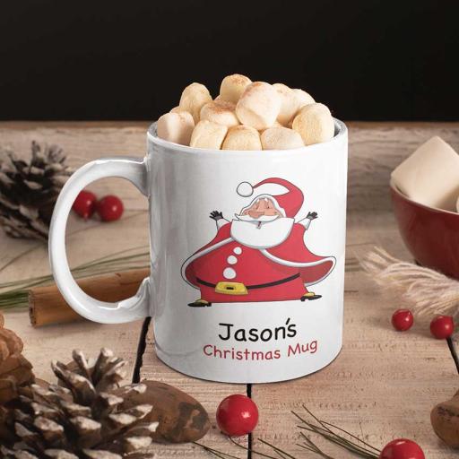 Personalised Christmas Santa Mug