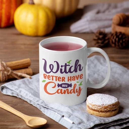 Personalised 'Witch Better Have My Candy' Halloween Mug